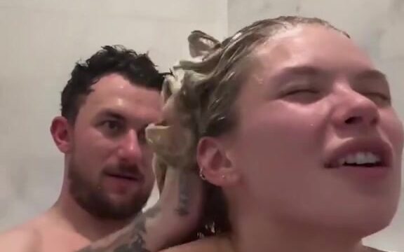 Johnny Manziel bathtub video with his girlfriend Josie Canseco!!!